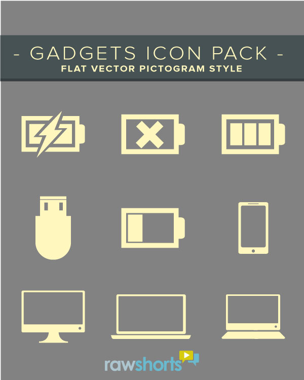 Gadget and Electronics Free Icon Set