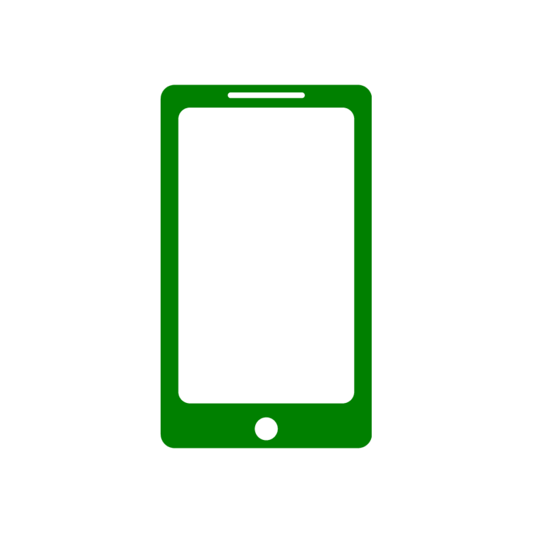 dark green phone icon